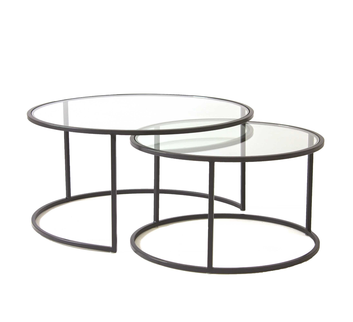 Комплект журнальных столов HARLAN Black Andrew Martin, стоимость 187 600 руб.  Фотография 3